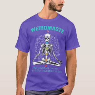 Camiseta Meditação de Weirdmaste Yoga Definição Engraç