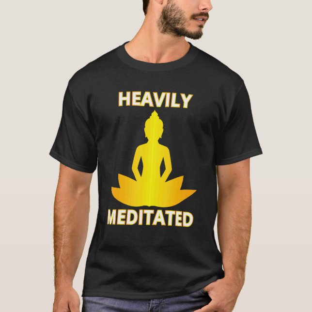 Camiseta Meditação de Yoga em Meditação Espiritual de Medit (Frente)