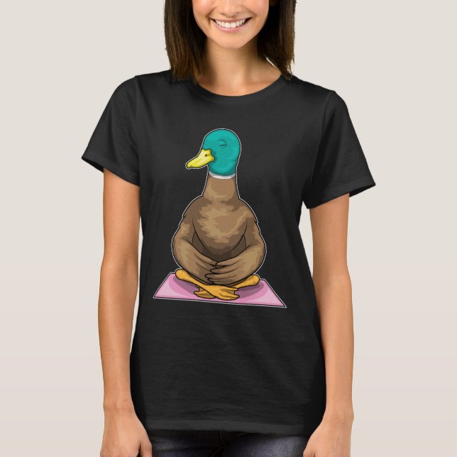 Camiseta Meditação de Yoga na Malhação de Pato (Frente)