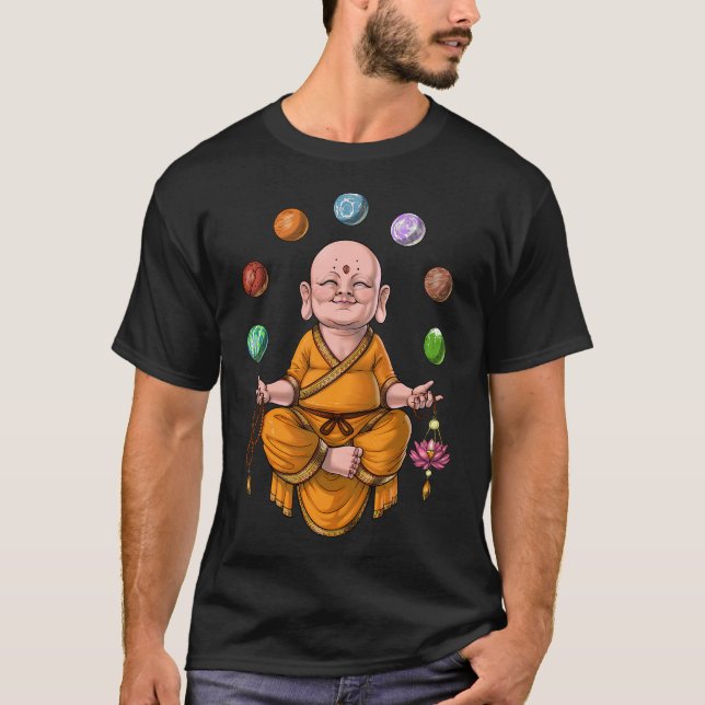 Camiseta Meditação do Buda Bebê (Frente)