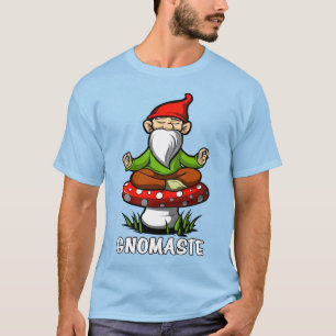 Camiseta Meditação do gnomo do jardim da ioga do zen de