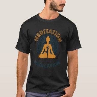 Camiseta Meditação é minha medicação Kundalini Yoga 1