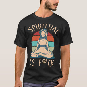 Camiseta Meditação Espiritual Engraçada Buda Lotus Seat