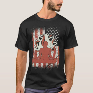 Camiseta Meditação espiritual Yoga Americana 1