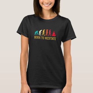 Camiseta Meditação Gráfica Evolution Relaxação de Meditação
