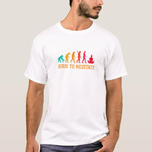 Camiseta Meditação Gráfica Evolution Relaxação de Meditação
