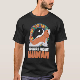 Camiseta Meditação Humana Contra O Cachorro Yoga In