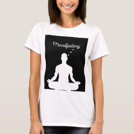 Camiseta Meditação Manifestante Visual para Vibes Positivas