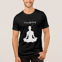 Camiseta Meditação Manifestante Visual para Vibes Positivas