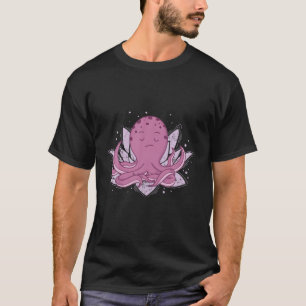 Camiseta Meditação Namaste Octopus