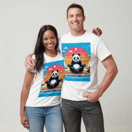 Camiseta Meditação Panda Unisex