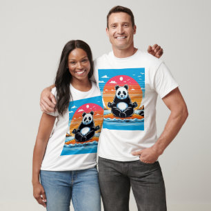 Camiseta Meditação Panda Unisex