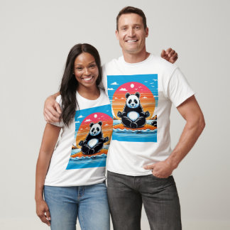 Camiseta Meditação Panda Unisex