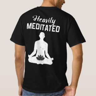 Camiseta Meditação Pesada - Meditação Engraçada E Pres