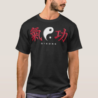 Camiseta Meditação Qi Gong Tai Chi Yin Yang Martia chinesa