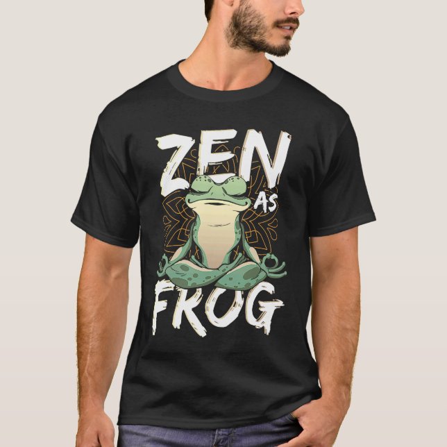 Camiseta Meditação RETF Yoga Zen como Sapo (Frente)