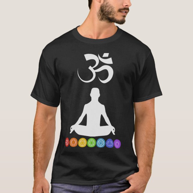 Camiseta Meditação S2 Chakra Chakras (45) (Frente)