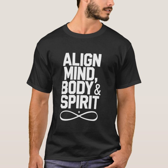 Camiseta Meditação Transcendental Mindfulness Espiritual De (Frente)