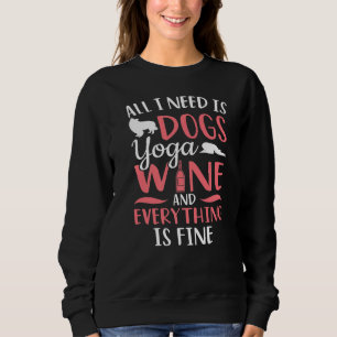 Camiseta Meditação Tudo Que Preciso É De Cães Vinho Ioga