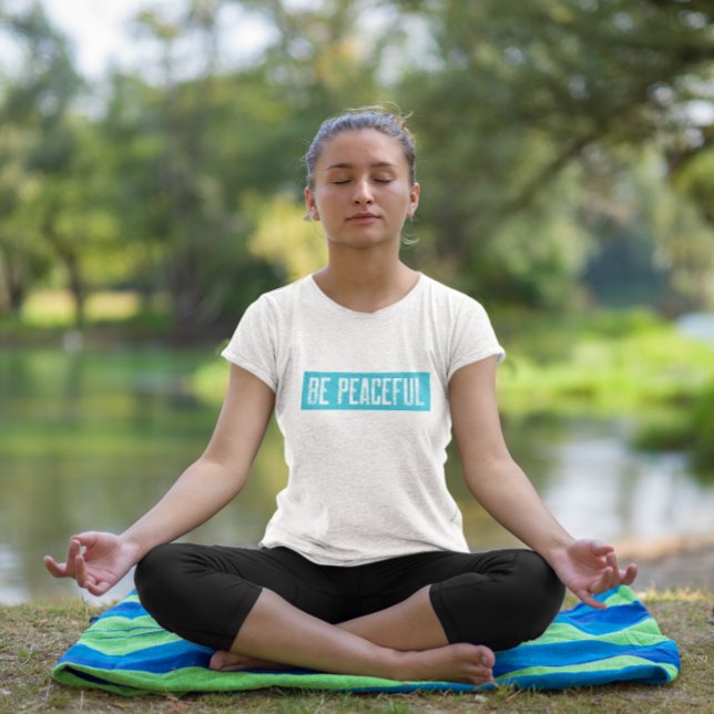 Camiseta Meditação Vipassana Equanimação Anicca É Pacífica (Criador carregado)