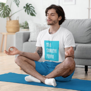 Camiseta Meditação Vipassana Equanimação Sila Samadhi Panna
