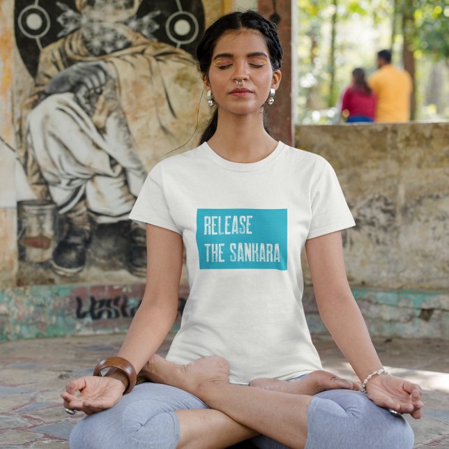 Camiseta Meditação Vipassana Libertação Espiritual Sankara (Criador carregado)