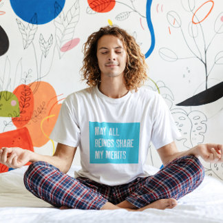 Camiseta Meditação Vipassana Pode Compartilhar Meus Méritos