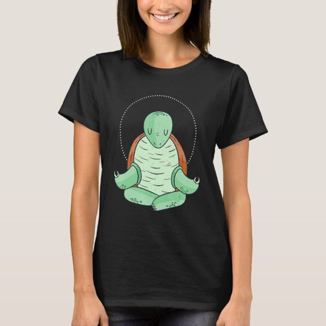 Camiseta Meditação Wise Turtle Yoga (Frente)