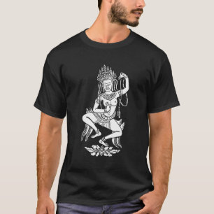 Camiseta Meditação Yoga Apsara Dance Ninfh Rua Budista