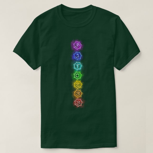 Camiseta Meditação Yoga Chakras Kundalini Namaste Yogi Zen (Frente do Design)