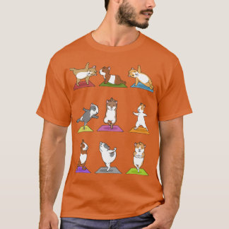 Camiseta Meditação Yoga Guiné Pig Yogi Namaste Esporte Pres