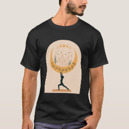 Camiseta Meditação Yoga Lua Mística