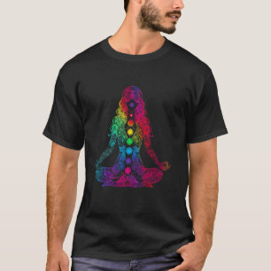 Camiseta Meditação Yoga Yogi Workout Mandala Popart