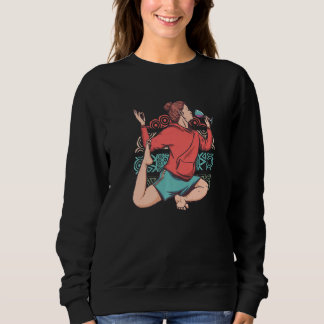 Camiseta Meditação Zen Yoga Eka Pada Rajakapotasana Vinho O