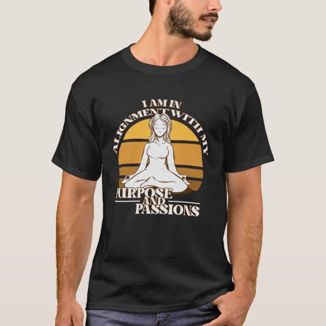 Camiseta Meditação Zen Yoga Hinduísmo espiritual Budista (Frente)