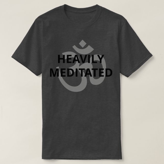 Camiseta Meditado Pesadamente XII (Frente do Design)