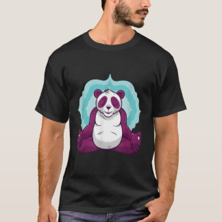 Camiseta Meditando Urso de Panda