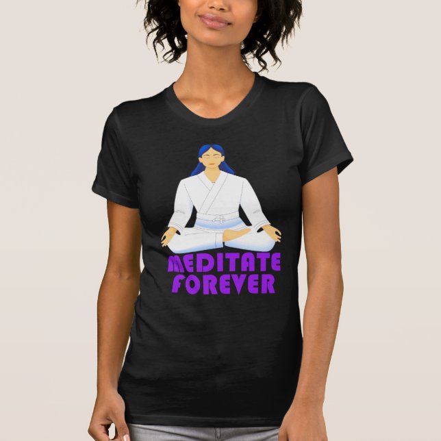 Camiseta Meditar para sempre (Frente)