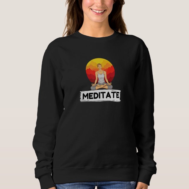 Camiseta Meditar Yoga Antes De Medicar Reiki Chakra Nov (Frente)