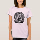 Camiseta Meditating Girl Yoga Pose Spiritual Wellness Calm<br><div class="desc">A serene design featuring a girl in a yoga meditation pose,  radiating calm,  balance,  and spiritual wellness. Perfect for yoga lovers,  mindfulness enthusiasts,  and anyone who appreciates peaceful and meditative artwork. This calming yoga graphic is ideal for promoting relaxation,  inner harmony,  and the mindful lifestyle.</div>