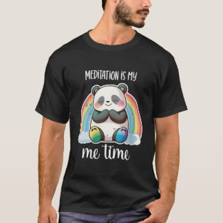 Camiseta Meditating Panda Bear Yoga Meditating Panda Medita