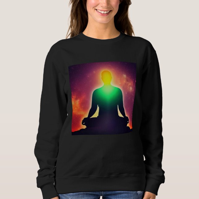 Camiseta Meditation Enlightment Spiritual Yoga Transcendent (Frente)
