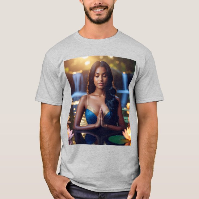 CAMISETA MEDITATION - YOGA - WELLNESS - CARPE DIEM (Frente)