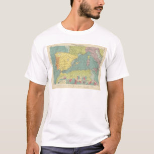 Camiseta Mediterrâneo ocidental