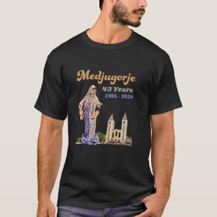 Camiseta Medjugorje 43 anos Nossa Senhora Rainha da Paz e C
