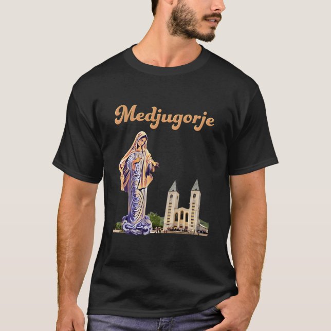 Camiseta Medjugorje Nossa Senhora Rainha da Paz (Frente)