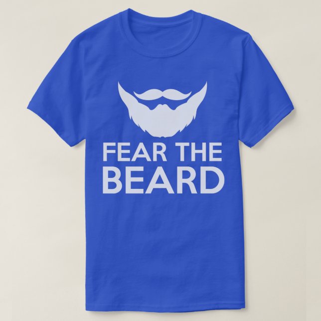 Camiseta Medo da barba 3 (Frente do Design)