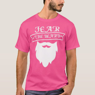 Camiseta Medo da barba, design de barba engraçada para quem