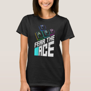 Camiseta Medo Do Ace Para Um Jogador De Computadores