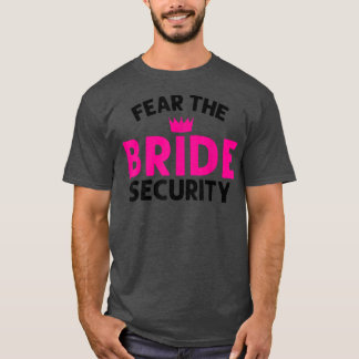 Camiseta Medo do casamento de segurança noiva516